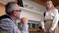 blonde student teen gets first time fucked rough in her tight ass by her horny professor